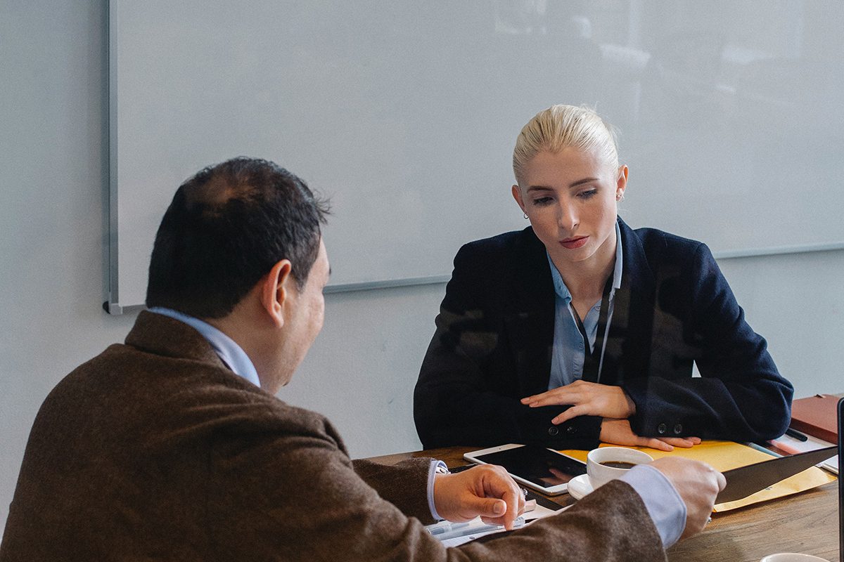 Image of a business meeting